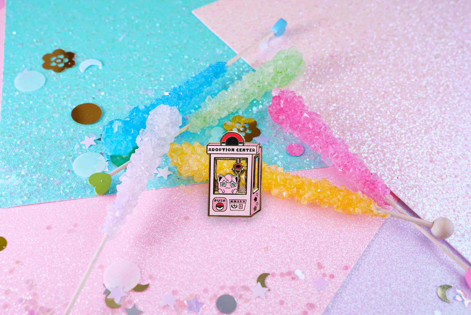 Pokemon: Jigglypuff Adoption Center Enamel Pin - Image 2