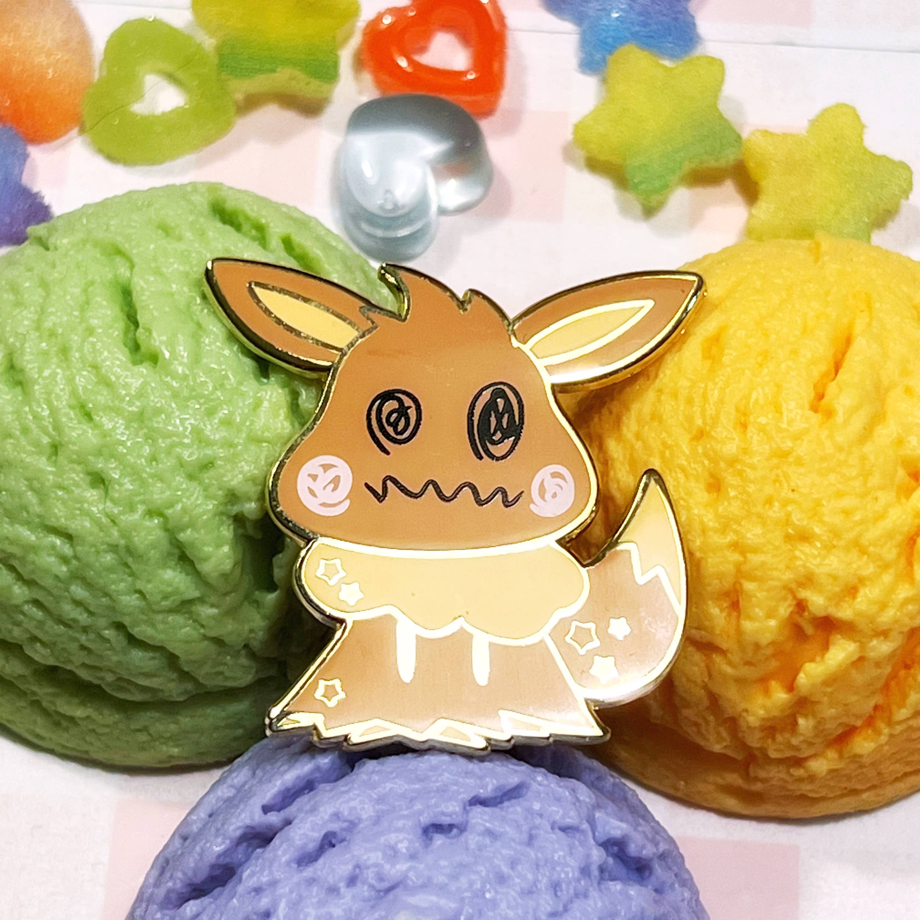 Pokemon: Mimikyu Eevee Enamel Pin - Image 2