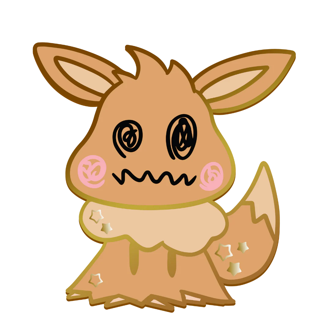 Pokemon: Mimikyu Eevee Enamel Pin - Image 4