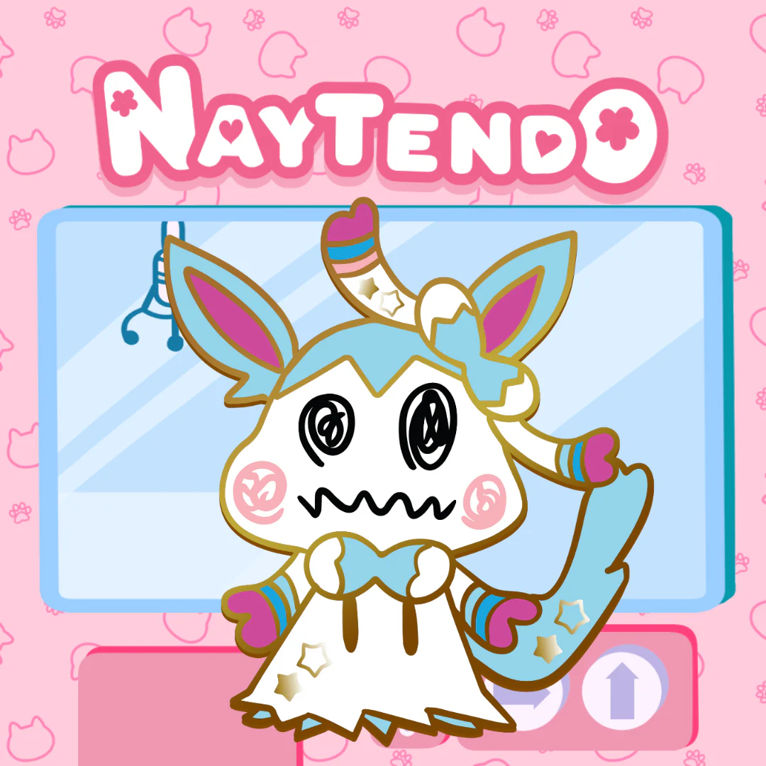 Pokemon: Mimikyu Shiny Sylveon Enamel Pin - Image 3
