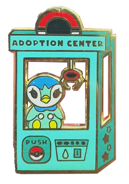 Pokemon: Piplup Adoption Center Enamel Pin - Image 2