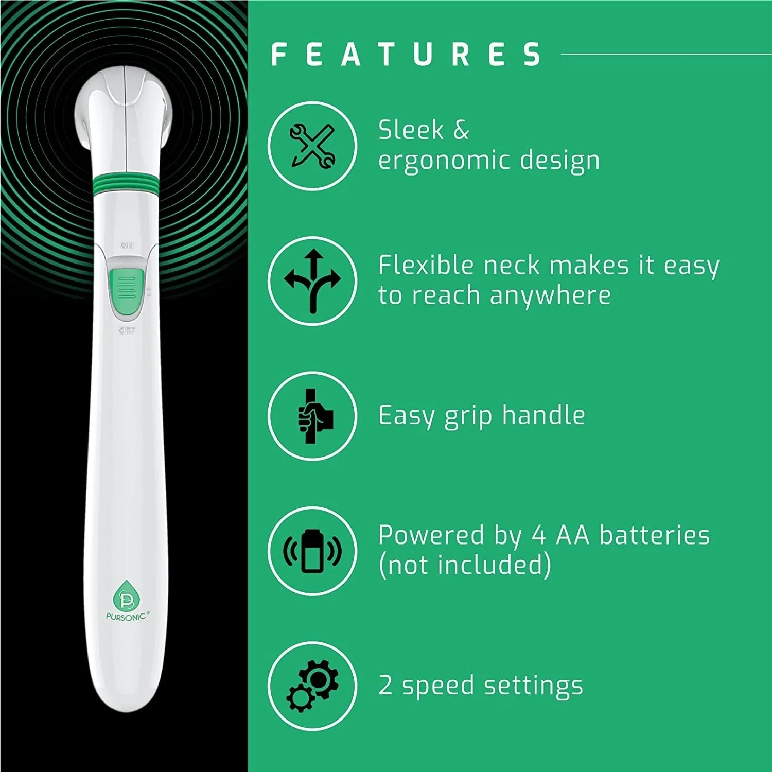 Portable Handheld Massager by Pursonic - Image 5