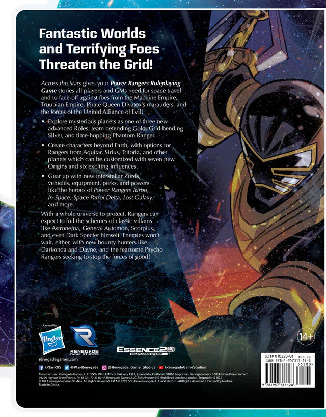 Power Rangers RPG: Across the Stars Sourcebook - Image 2