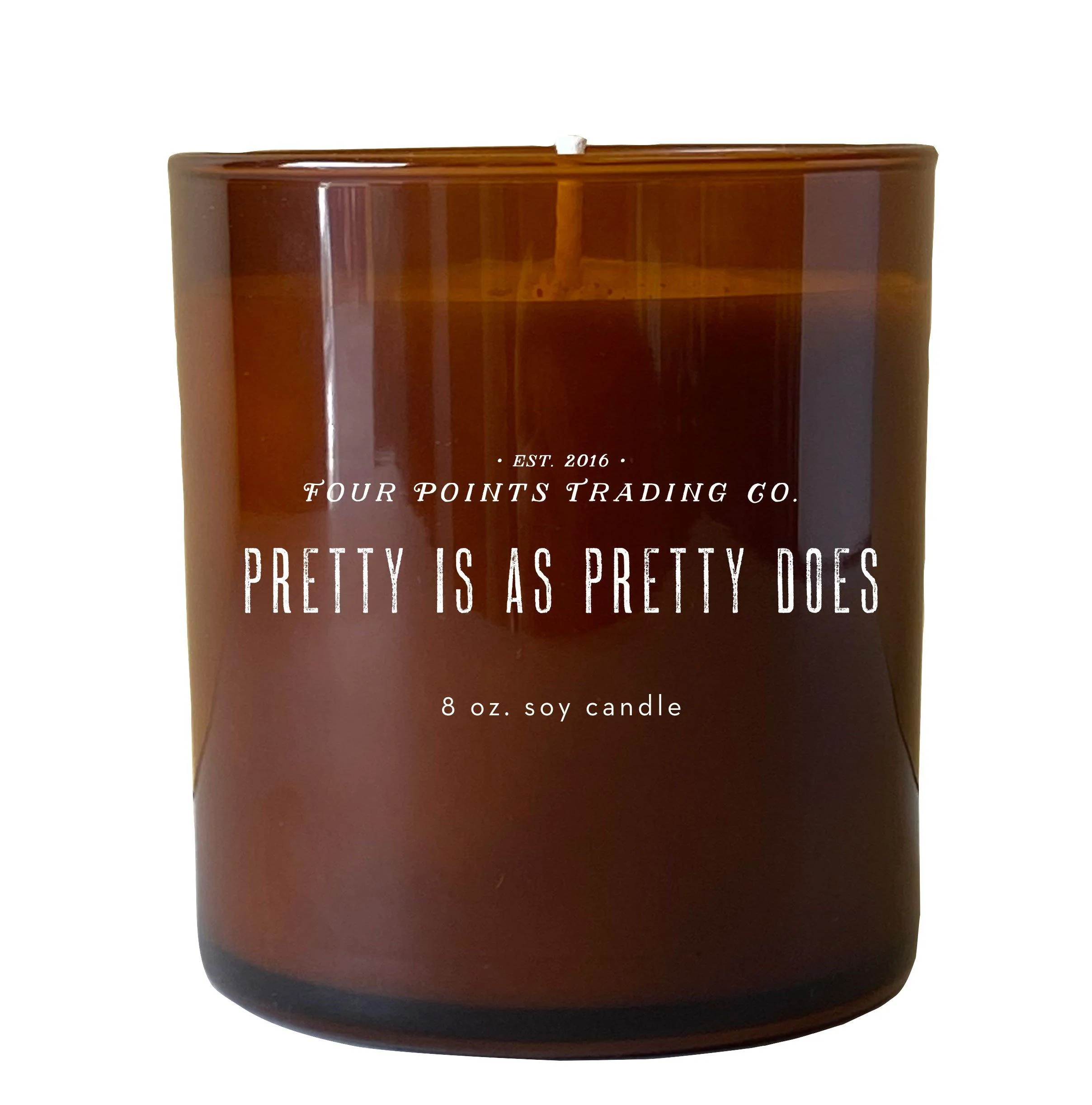 Pretty Is As Pretty Does 8oz Soy Candle by Four Points Trading Co. - Image 2