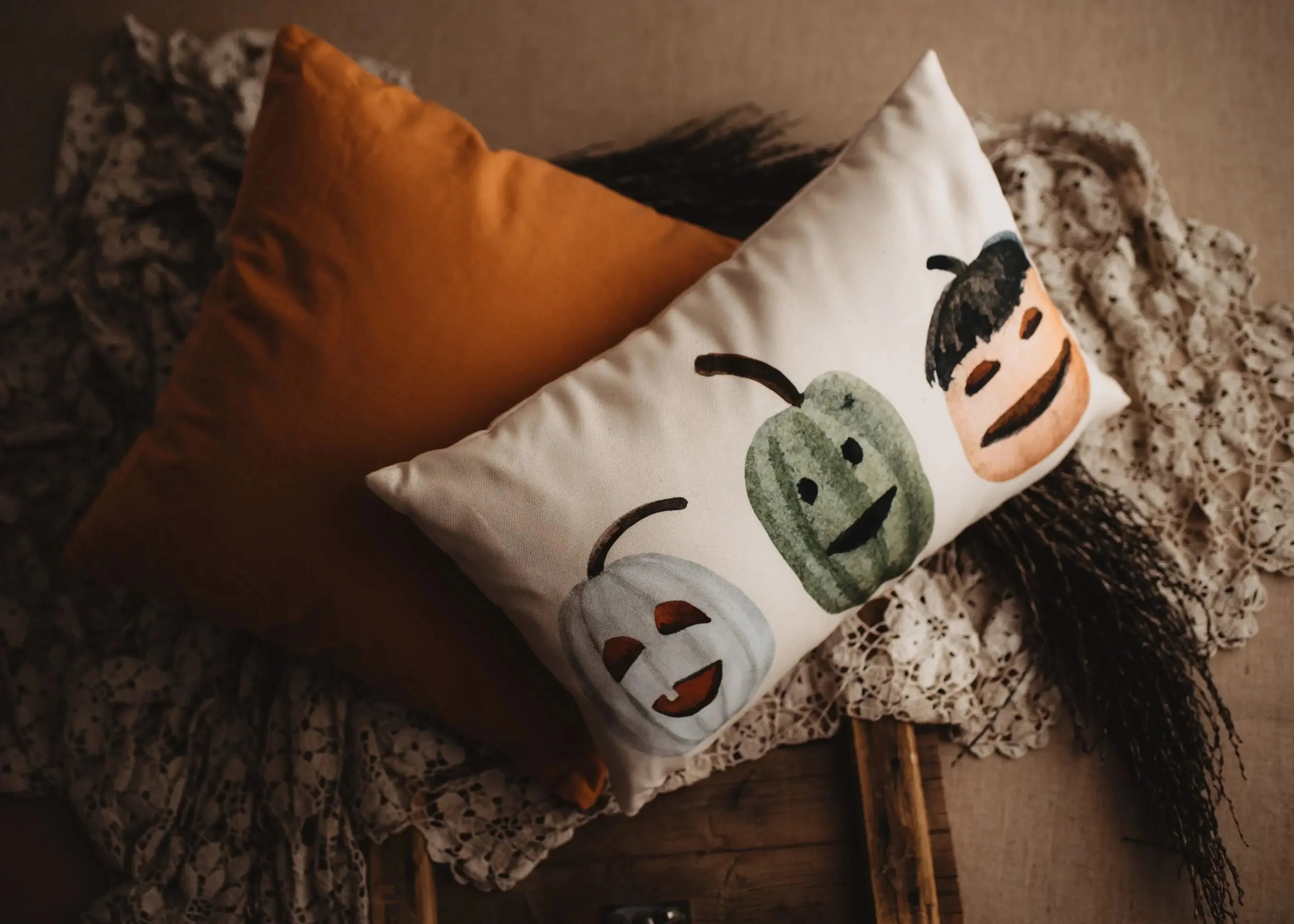 Primitive Pumpkin Decor Pillow Cover |  Thanksgiving Décor | Farmhouse Pillows | Country Decor | Fall Throw Pillows | Cute Throw Pillows by UniikPillows - Image 7