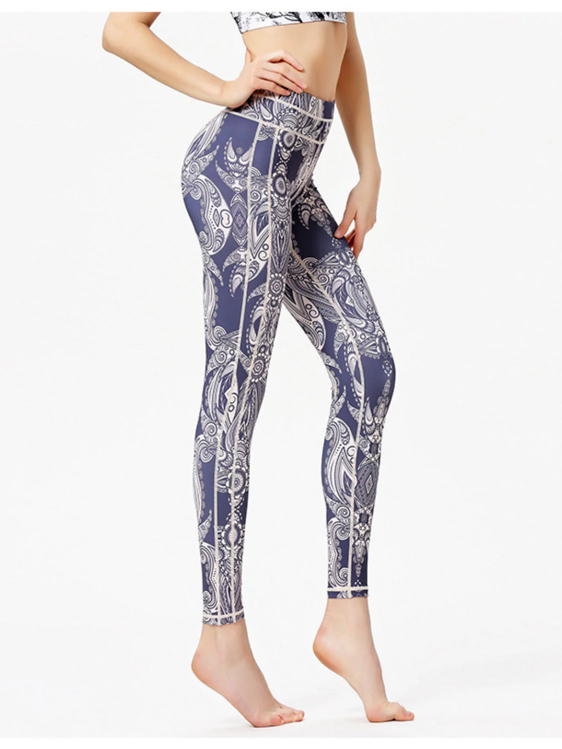 Printed Active High Waist Leggings - Image 13