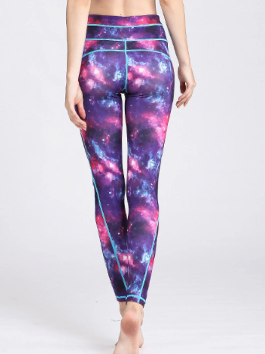 Printed Active High Waist Leggings - Image 2