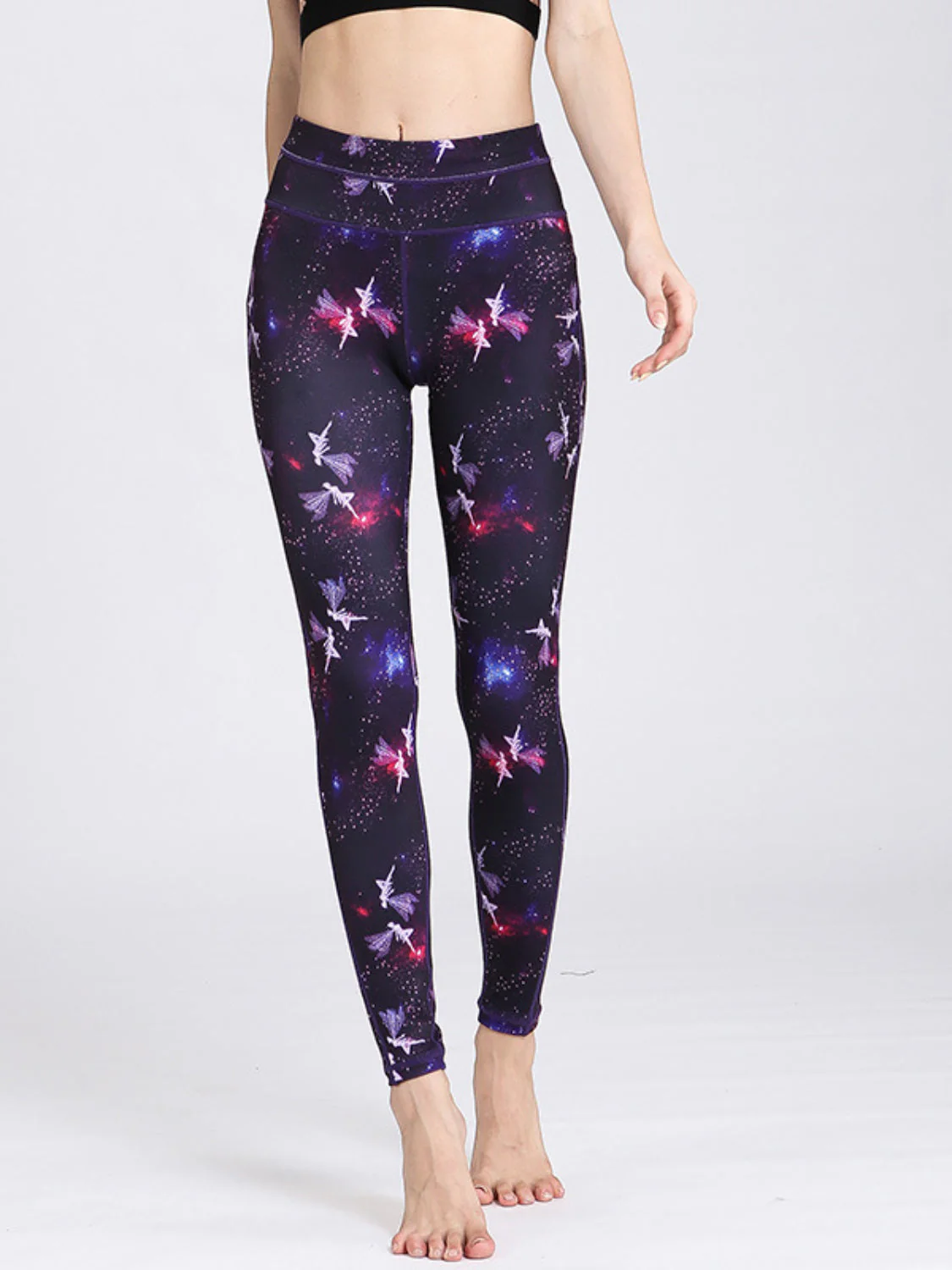 Printed Active High Waist Leggings - Image 9