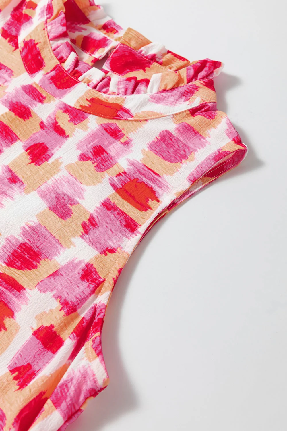 Printed Mock Neck Sleeveless Dress - Image 5