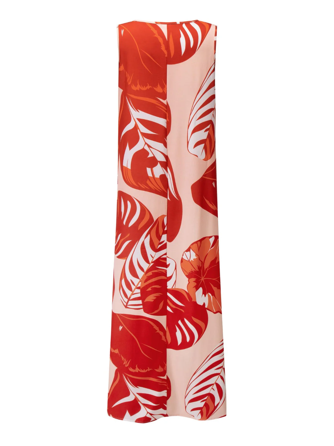 Printed Round Neck Mini Tank Dress - Image 6
