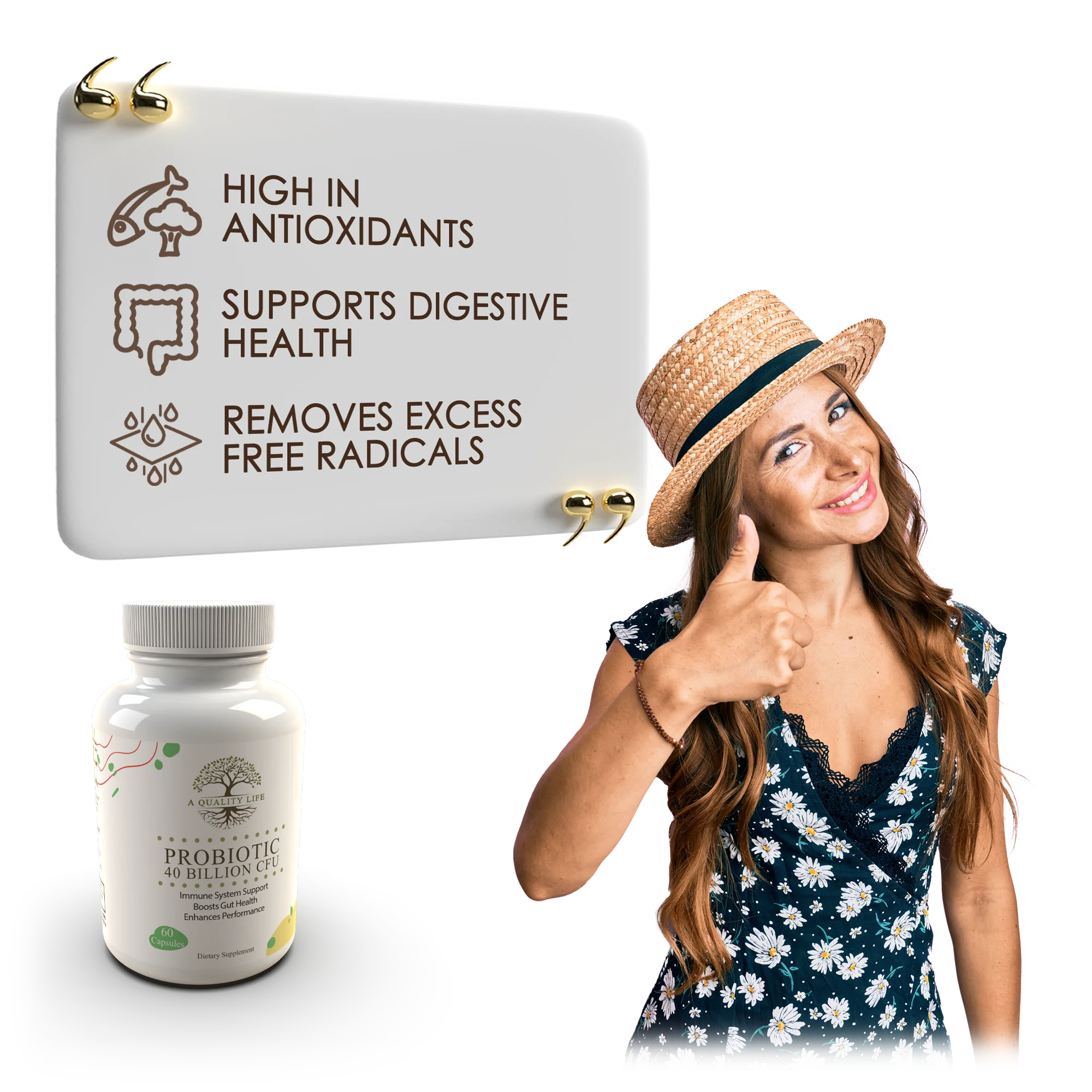 Probiotic 40 Billion CFU by A Quality Life Nutrition - Image 3