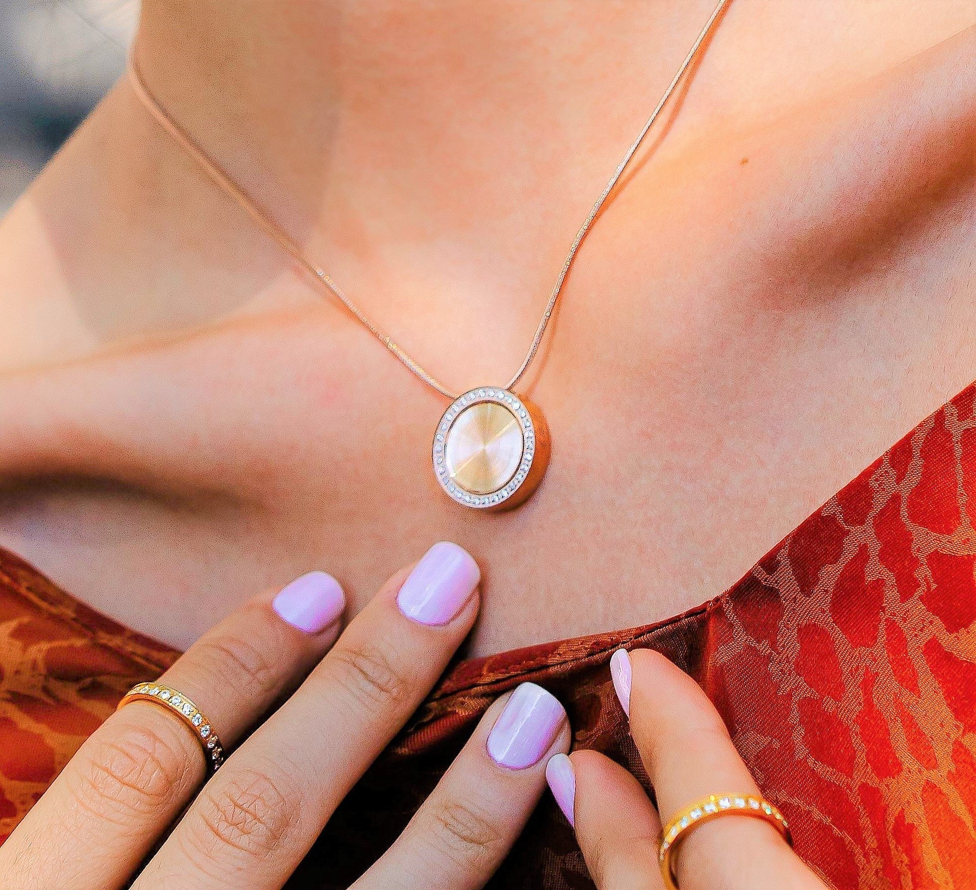 PT207B B.Tiff Black Pavé 30-Stone Halo Pendant by B.Tiff New York - Image 3