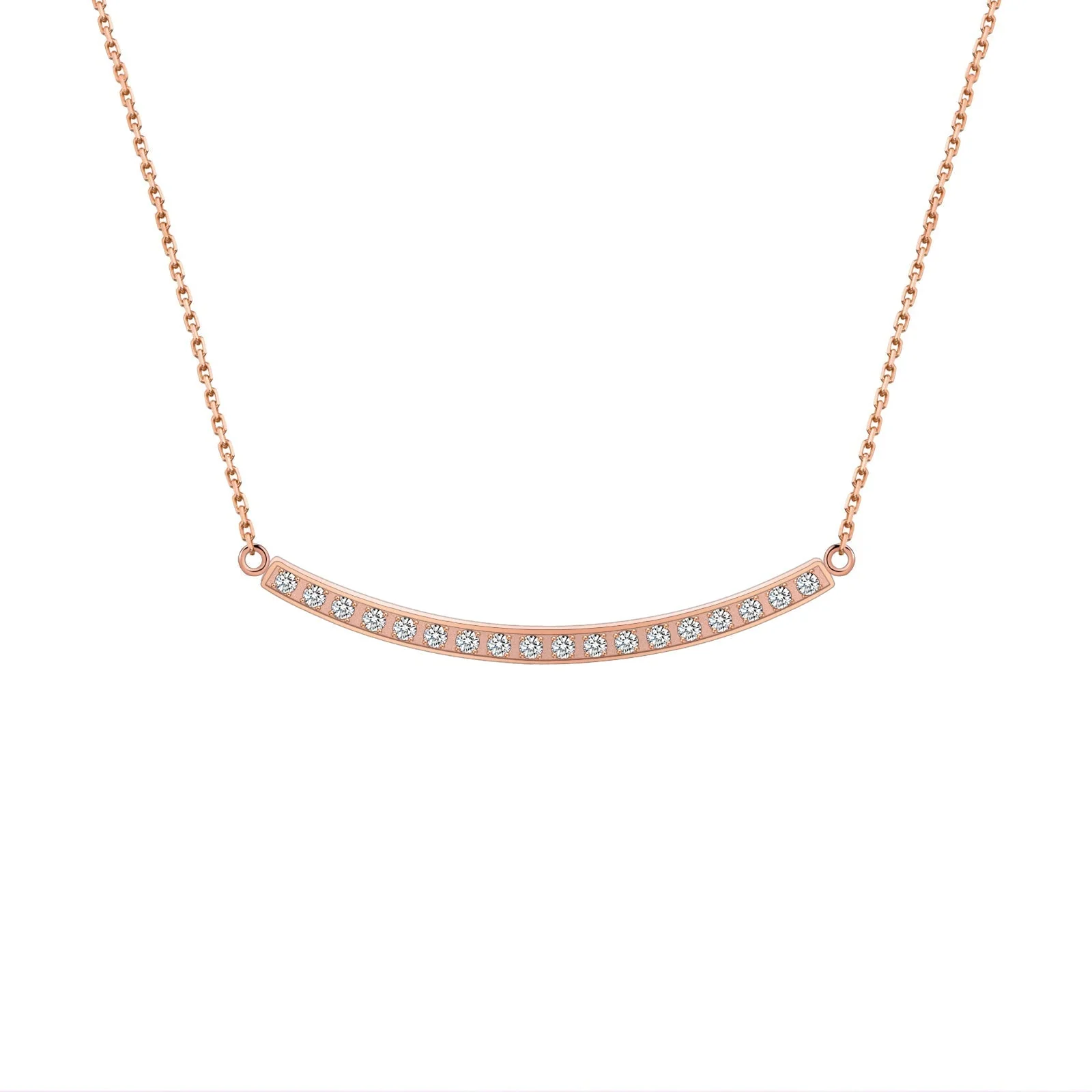 PT324B B.Tiff Black Mini "Smile" Adjustable Pendant Necklace by B.Tiff New York - Image 4