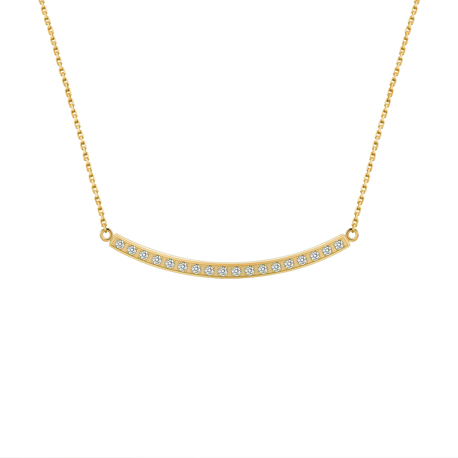 PT324B B.Tiff Black Mini "Smile" Adjustable Pendant Necklace by B.Tiff New York - Image 5