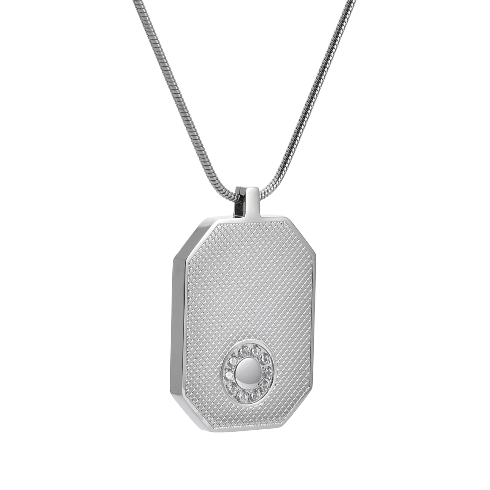 PT809W B.Tiff Meblo Dog Tag Pendant by B.Tiff New York - Image 2
