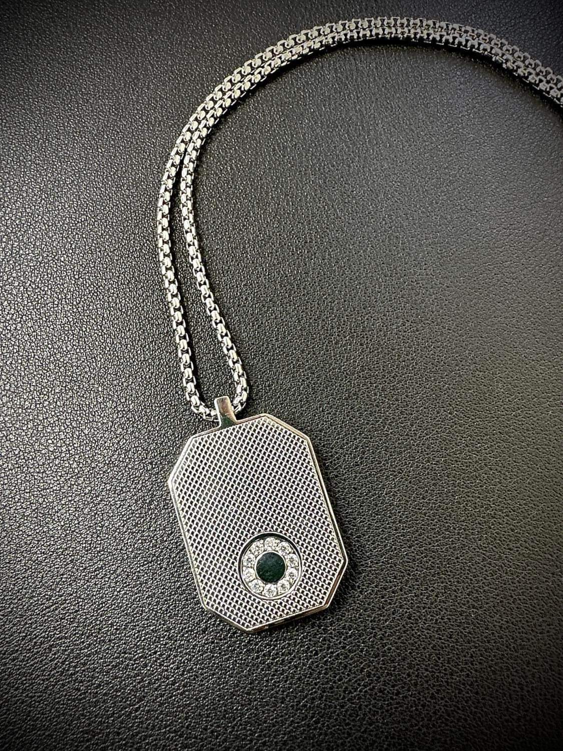 PT809W B.Tiff Meblo Dog Tag Pendant by B.Tiff New York - Image 3