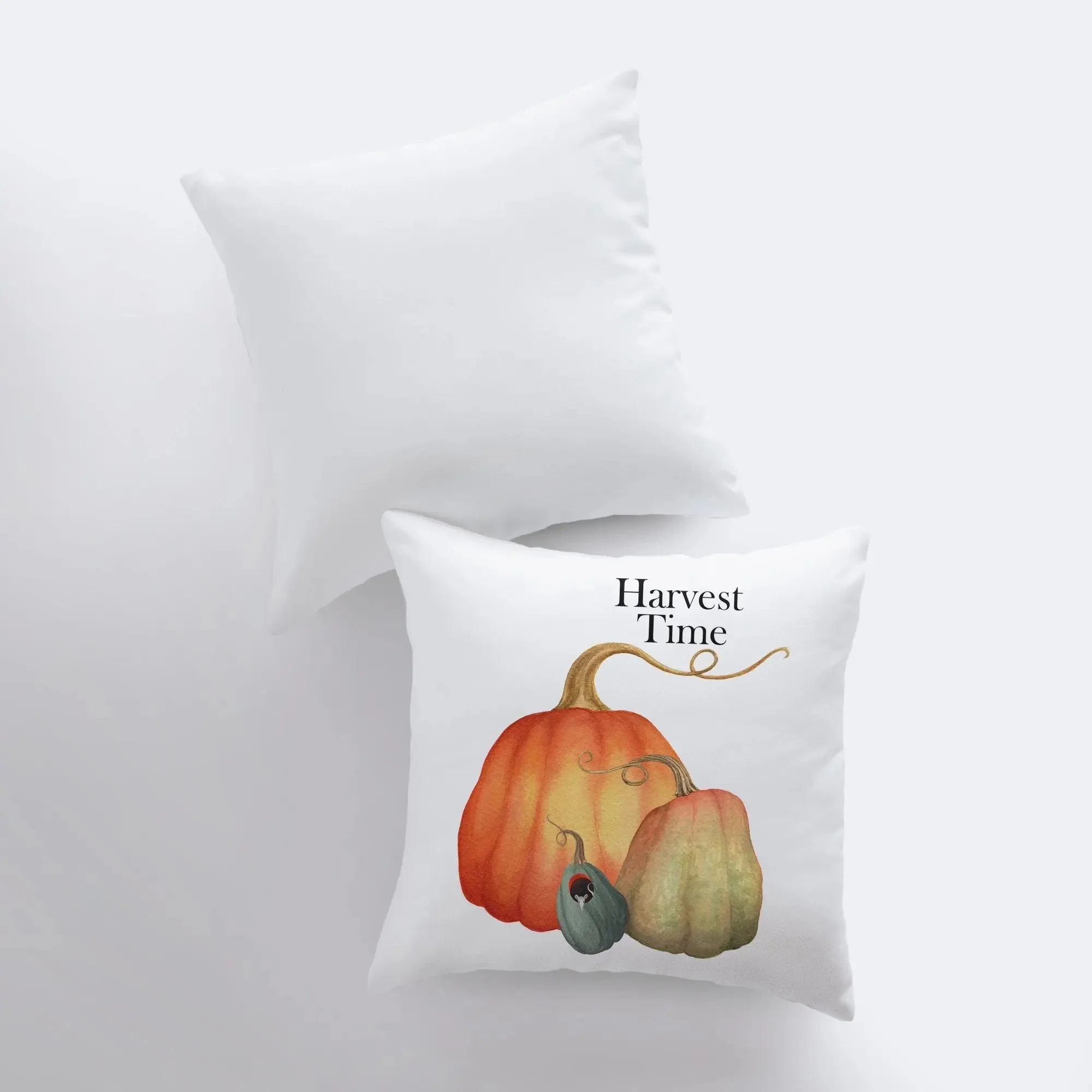 Pumpkin Harvest Time Pillow Cover |  Modern Farmhouse | Farmhouse Pillows | Country Decor | Fall Throw Pillows | Cute Throw Pillows by UniikPillows - Image 4