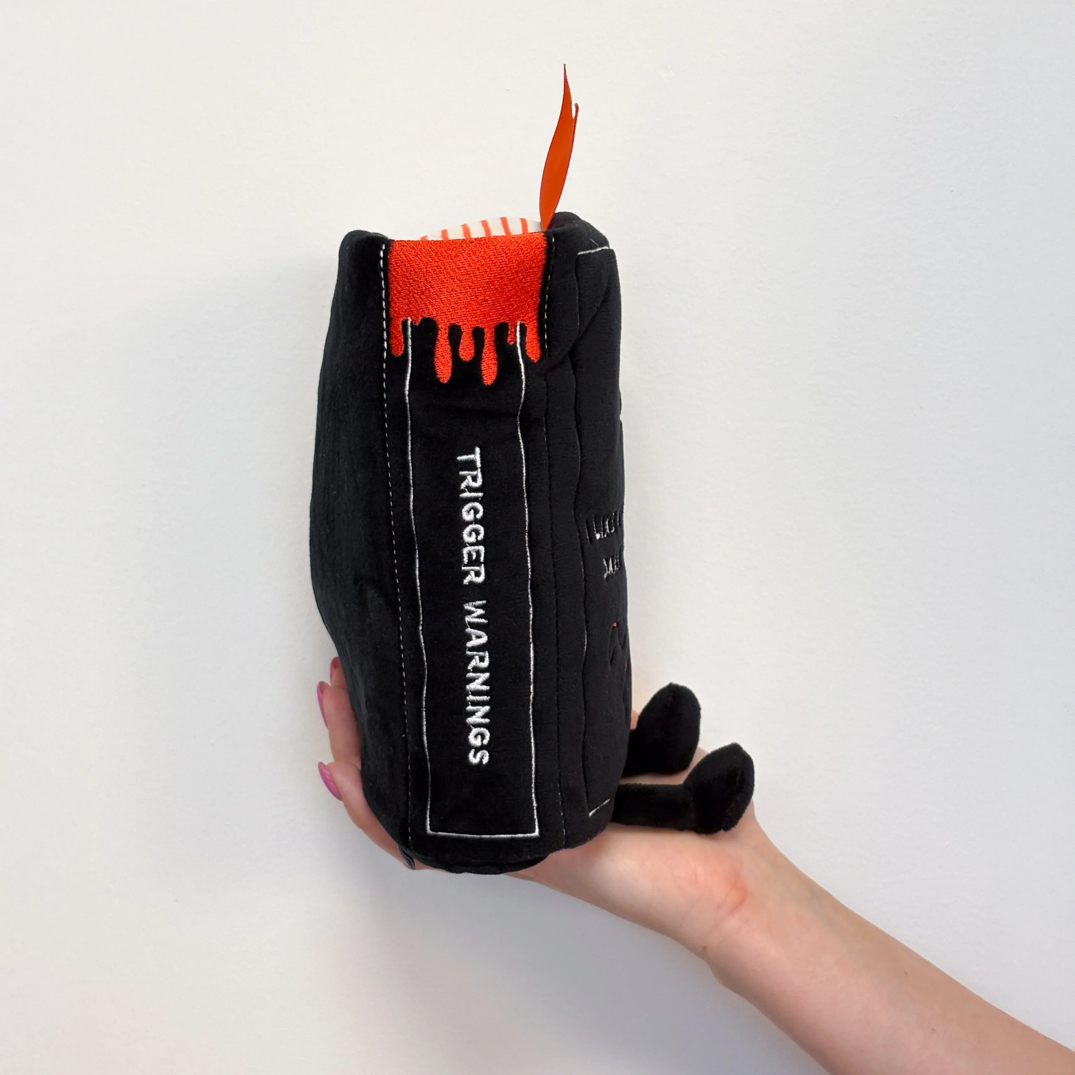 Punchkins Book Plush I Like My Thrillers Dark & Twisted - Image 2