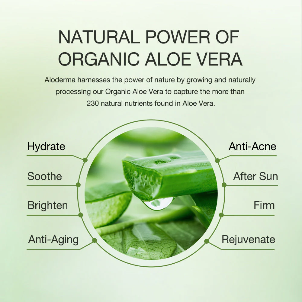 Pure Aloe Vera Skin Hydrator - 99.8% Organic Aloe by ALODERMA - Image 5