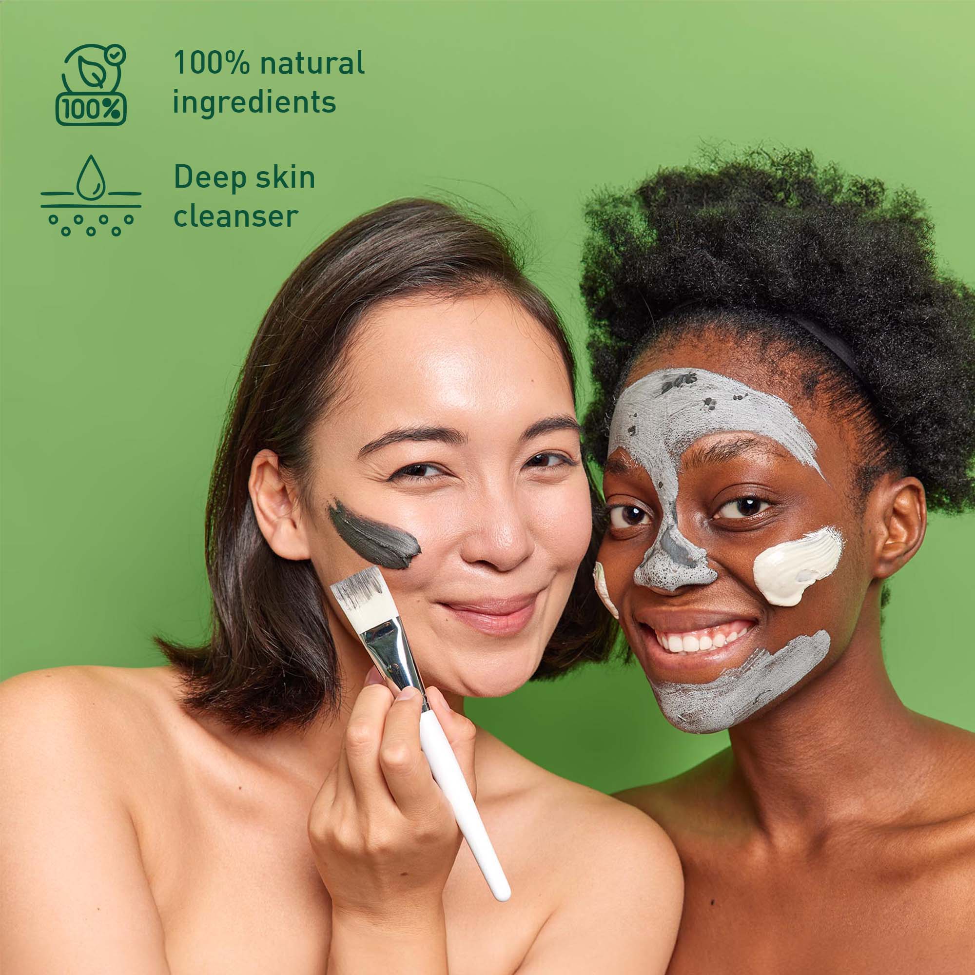 Pursonic Daily Detox Set - Pore Vacuum, Bamboo Toothbrushes, Charcoal Powder, Facial & Body Brush, and Dead Sea Mud Mask by Pursonic - Image 3