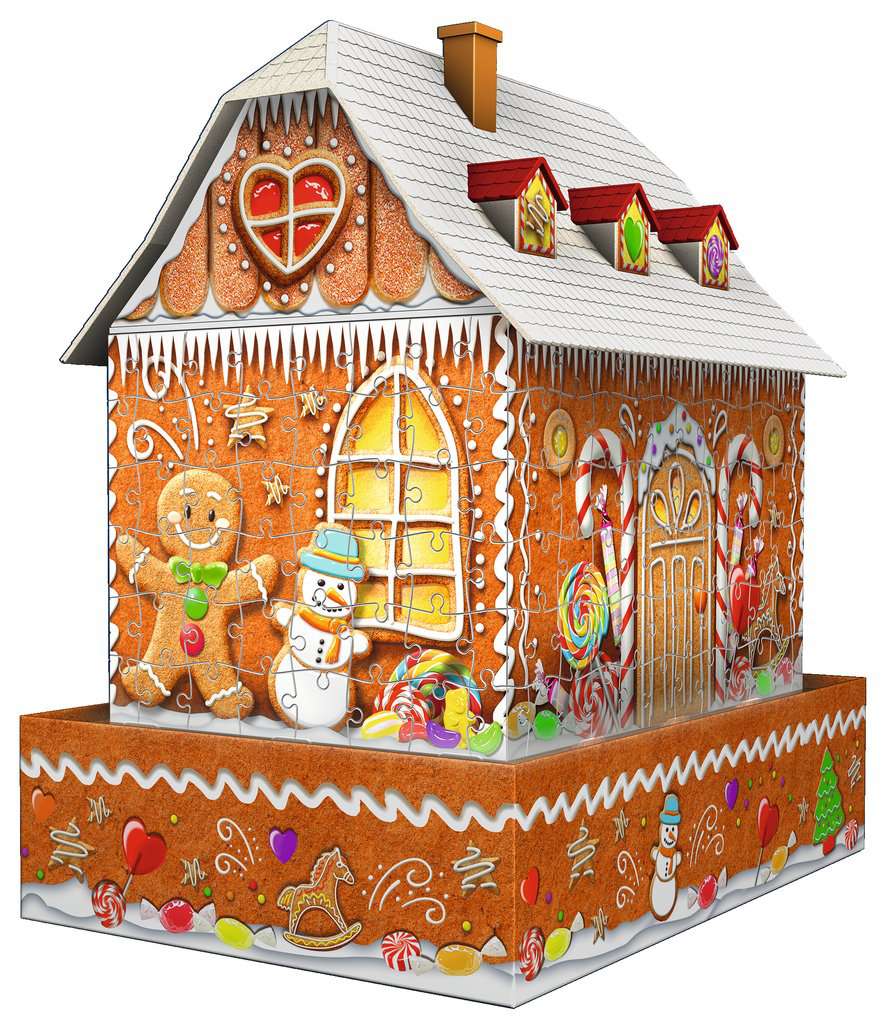 Puzzle: 3D Puzzle - Christmas Gingerbread House - Image 2