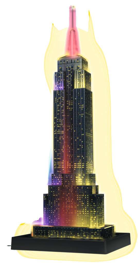 Puzzle: 3D Puzzle - Empire State Building Night Edition - Image 3
