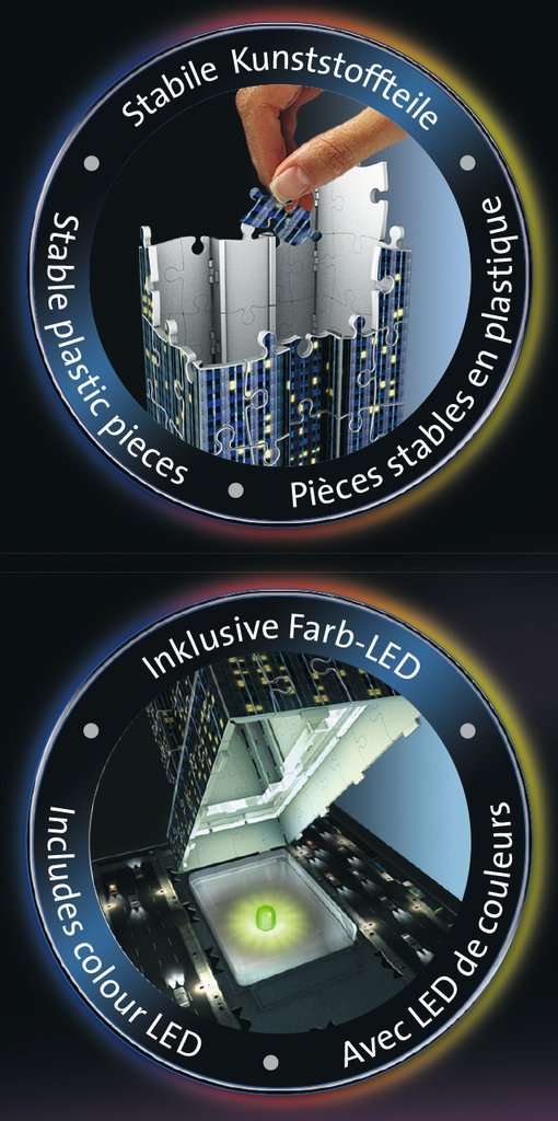 Puzzle: 3D Puzzle - Empire State Building Night Edition - Image 4