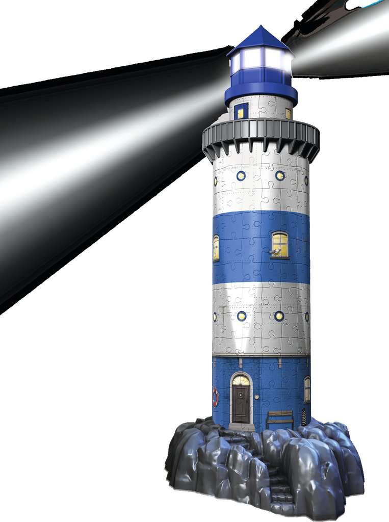 Puzzle: 3D Puzzle - Lighthouse Night Edition - Image 4