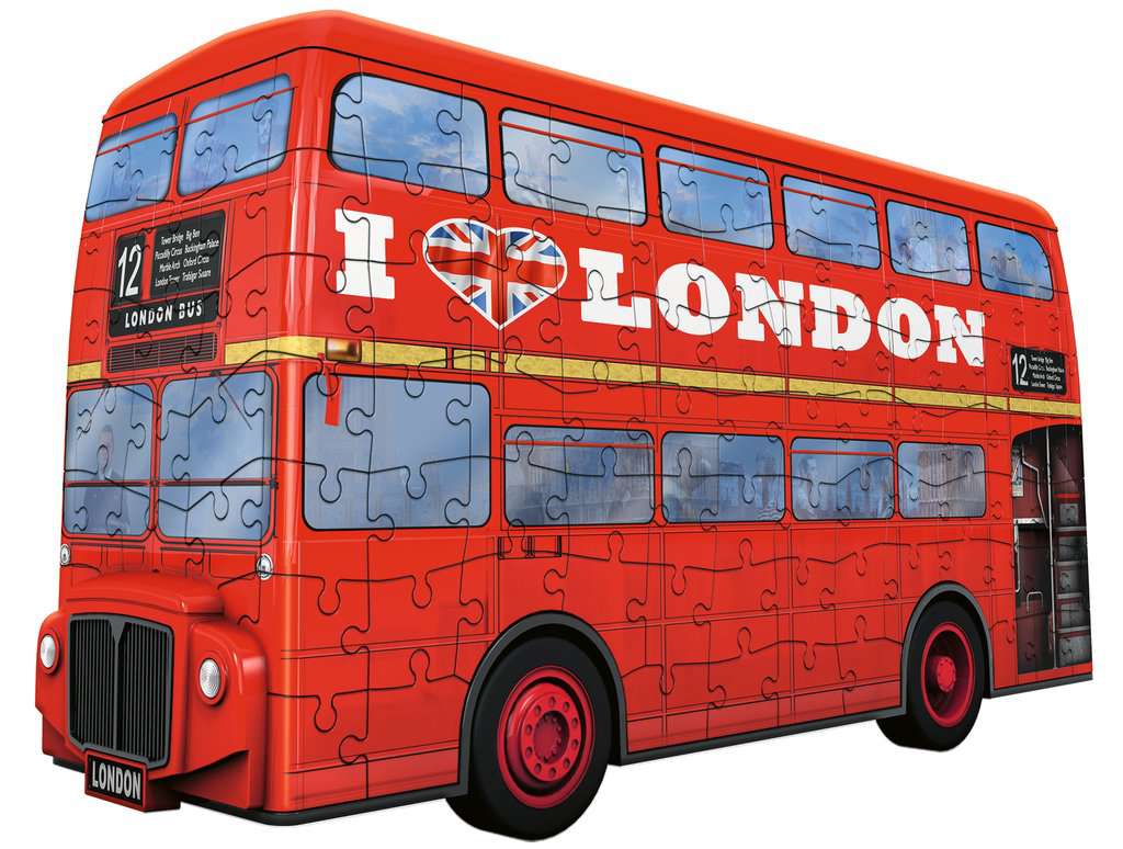 Puzzle: 3D Puzzle - London Bus - Image 2