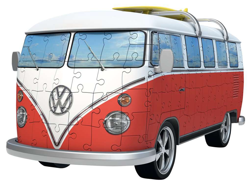 Puzzle: 3D Puzzle - VW T1 Camper Van - Image 2