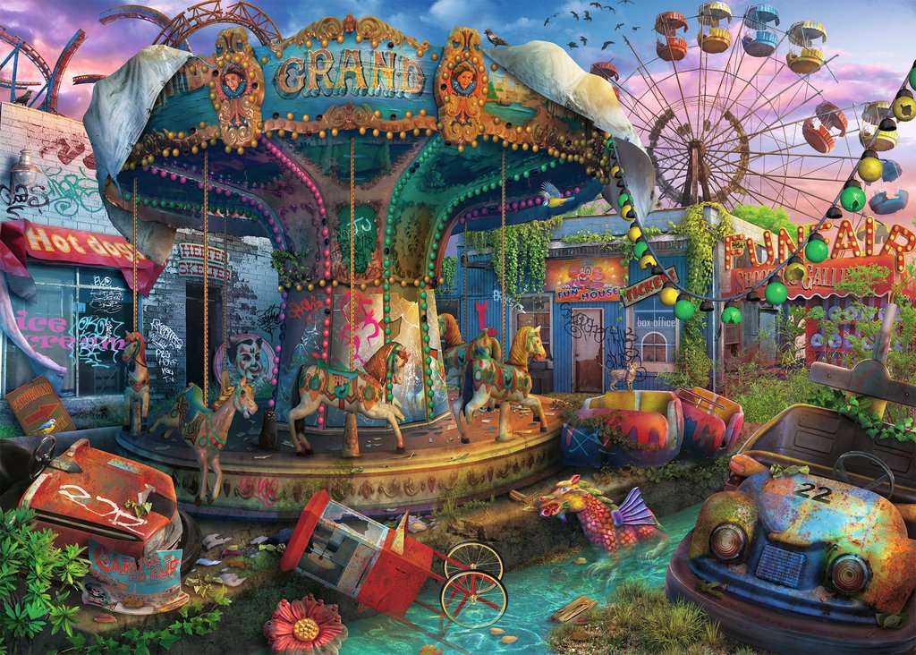 Puzzle: Abandoned Places - Gloomy Carnival - Image 2