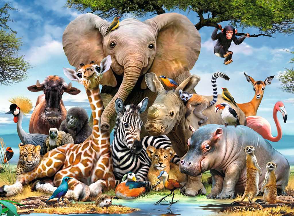 Puzzle: African Friends - Image 2