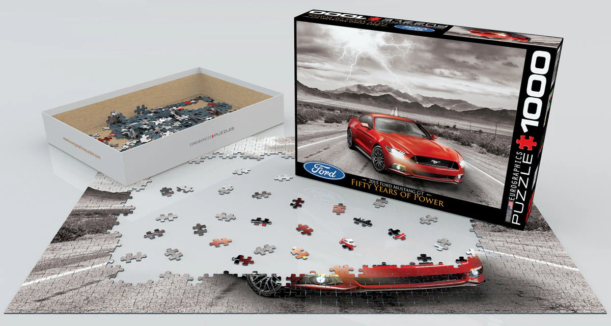 Puzzle: American Car Classics - 2015 Ford Mustang GT Fifty Years of Power - Image 2