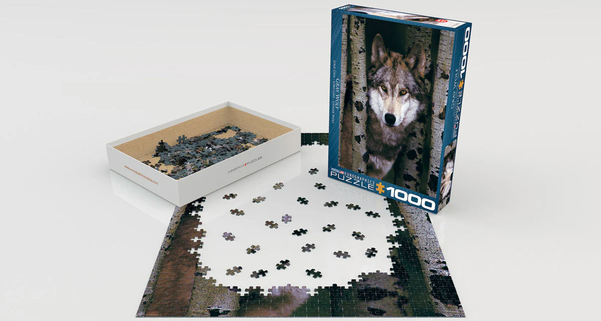 Puzzle: Animal Life Photography - Gray Wolf - Image 2