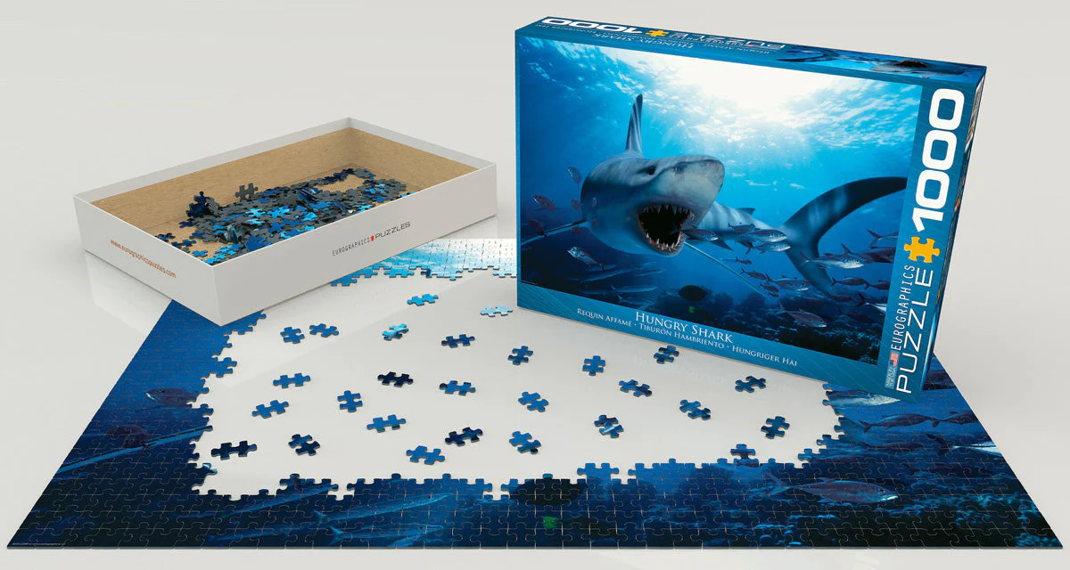 Puzzle: Animal Life Photography - Hungry Shark - Image 2