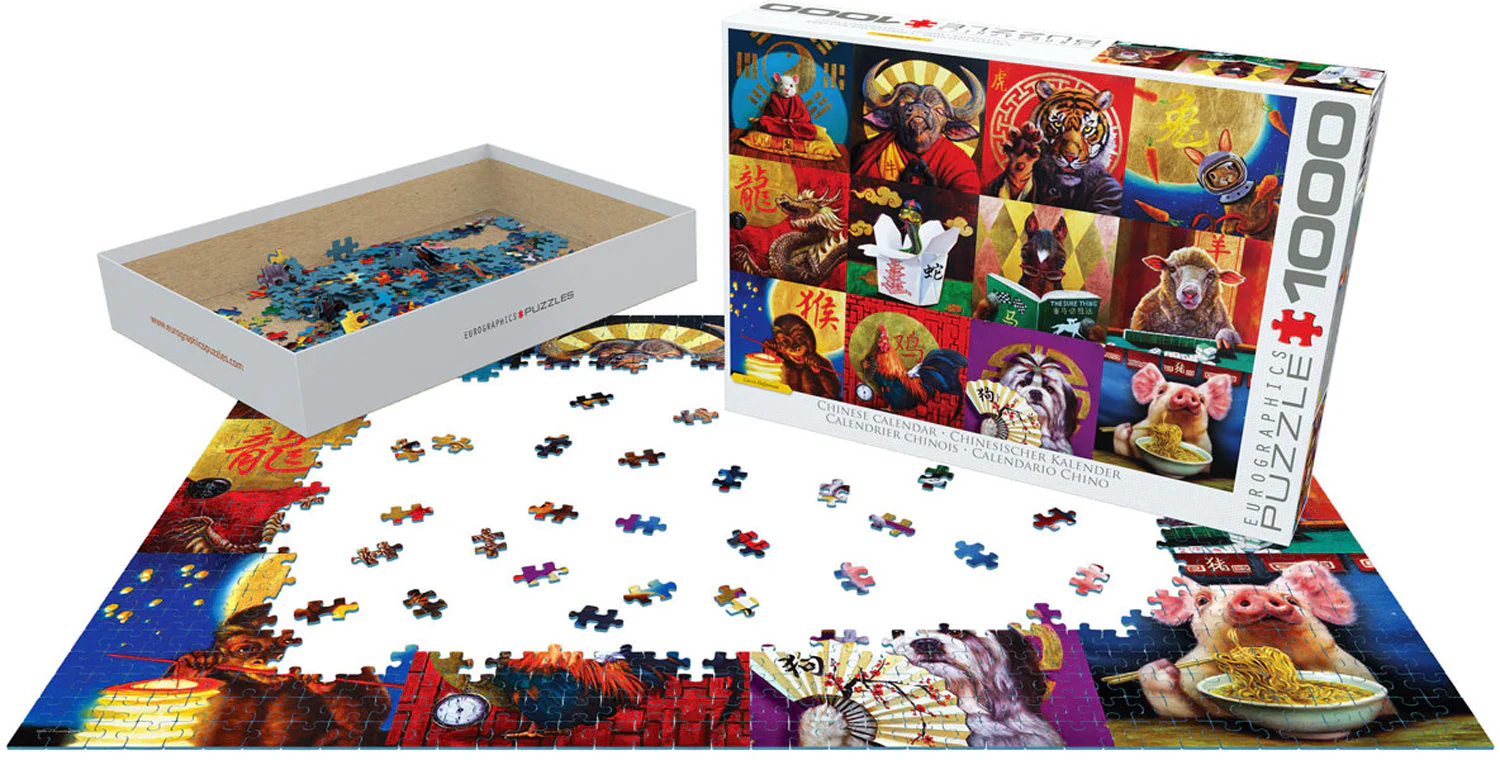 Puzzle: Artist Series - Chinese Calendar - Image 2