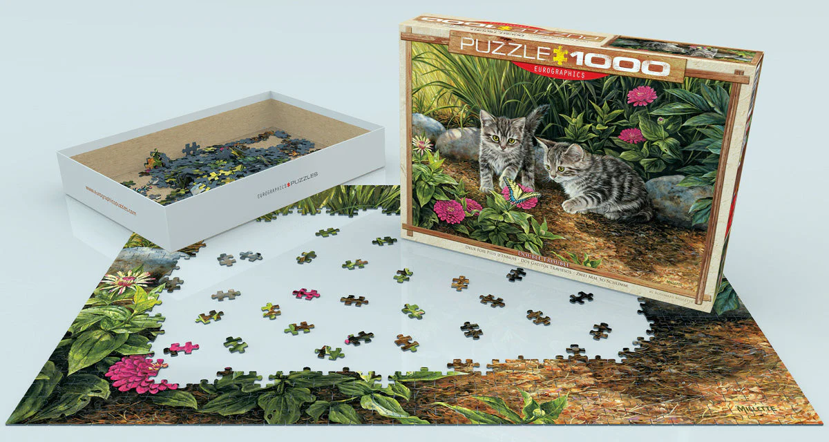 Puzzle: Artist Series - Double Trouble by Rosemary Millette - Image 3