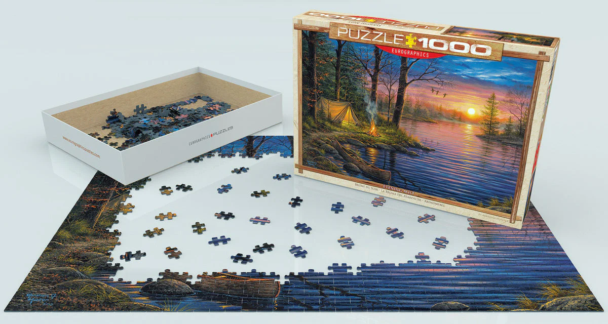 Puzzle: Artist Series - Evening Mist by Abraham Hunter - Image 2