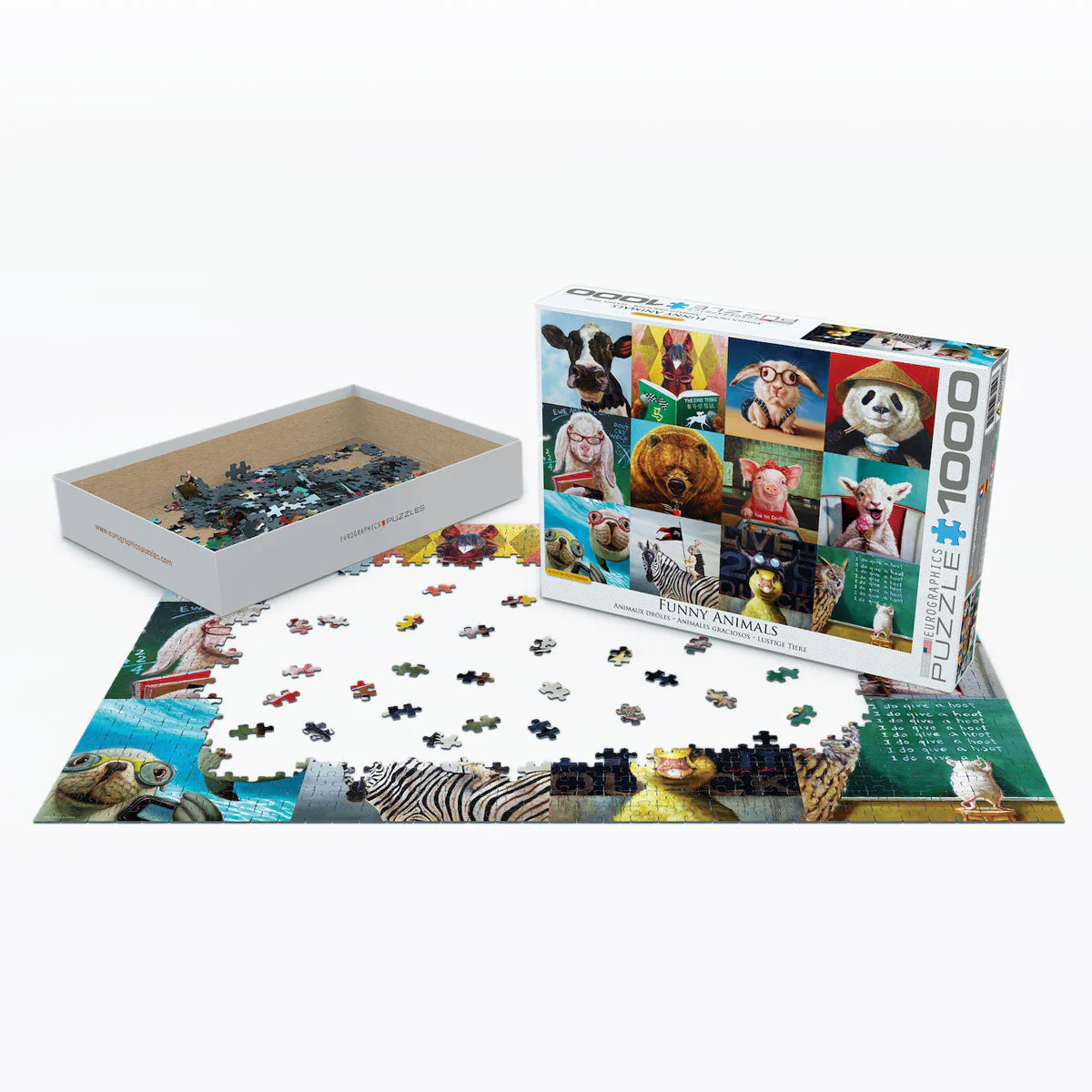Puzzle: Artist Series - Funny Animals - Image 3