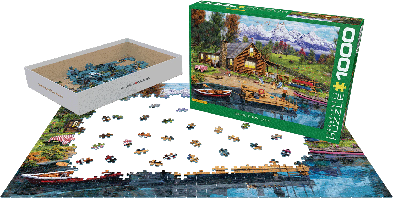 Puzzle: Artist Series - Grand Teton Cabin - Image 2