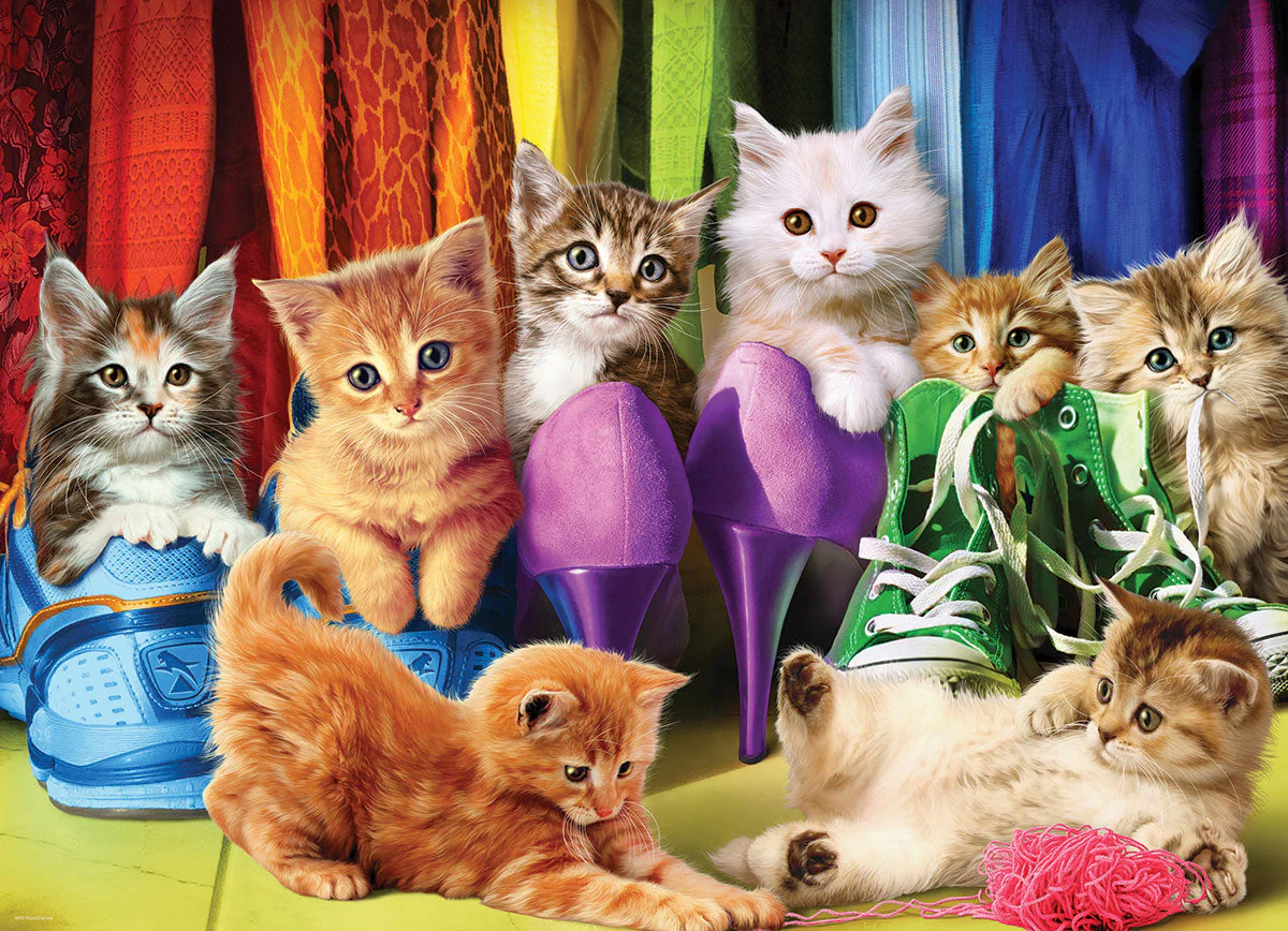 Puzzle: Artist Series - Kitten Pride - Image 2
