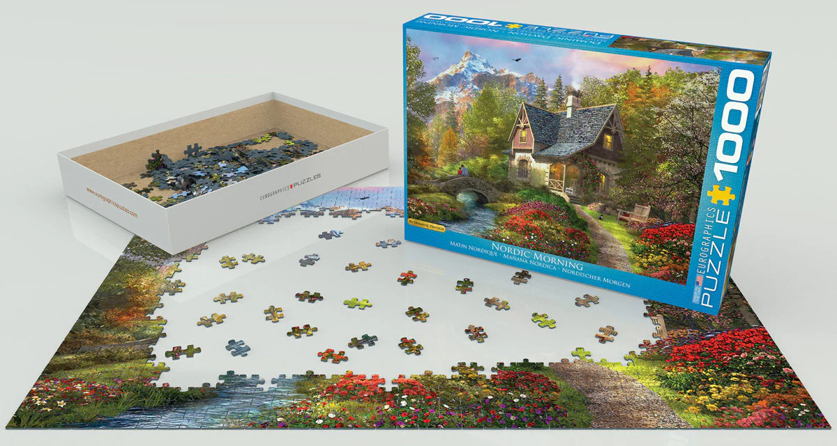 Puzzle: Artist Series - Nordic Morning by Dominic Davison - Image 2