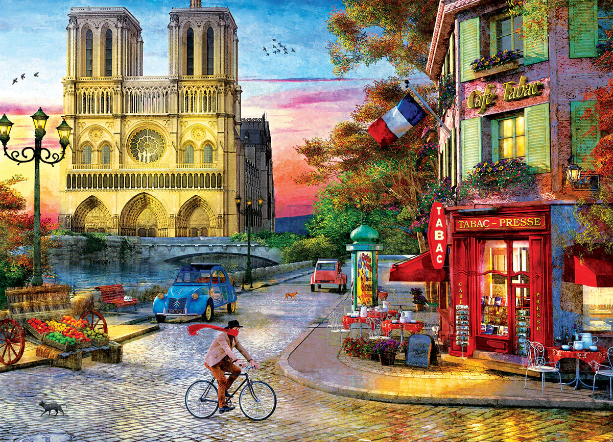 Puzzle: Artist Series - Notre Dame by Dominic Davison - Image 2