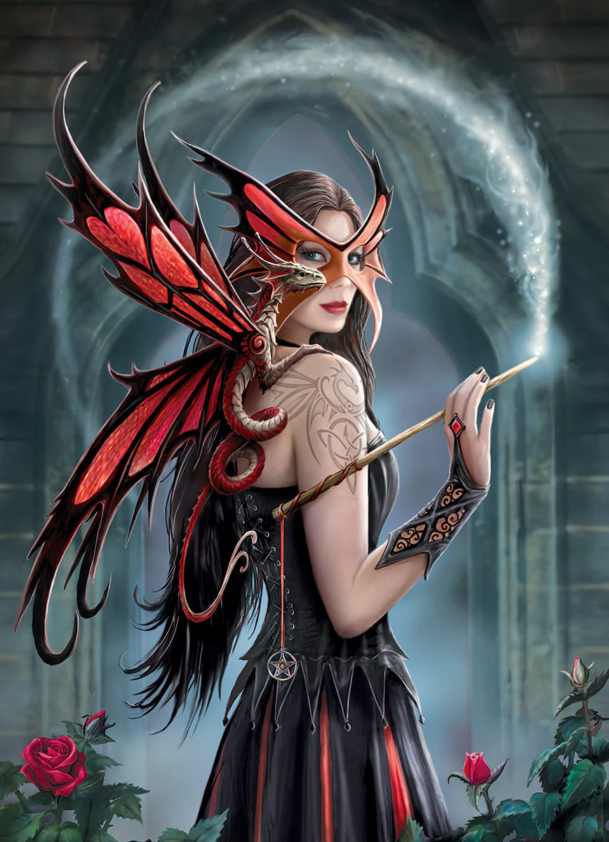Puzzle: Artist Series - Spellbound by Anne Stokes - Image 2