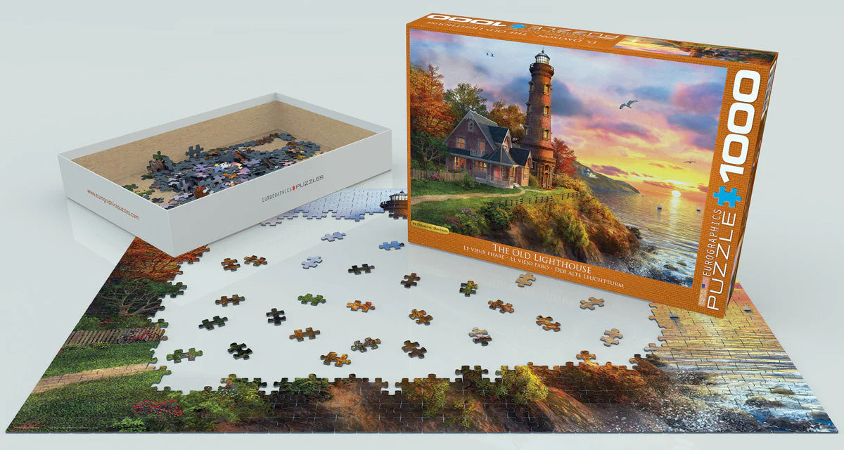 Puzzle: Artist Series - The Old Lighthouse by Dominic Davison - Image 2