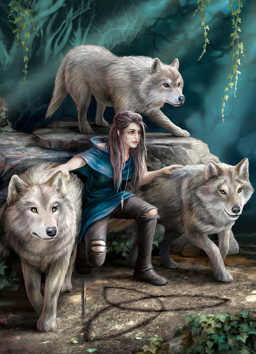 Puzzle: Artist Series -  The Power of Three by Anne Stokes - Image 2