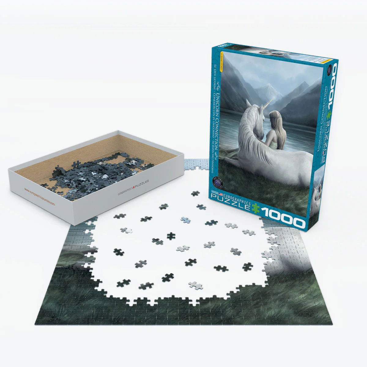 Puzzle: Artist Series - Unicorn Connection by Anne Stokes - Image 2