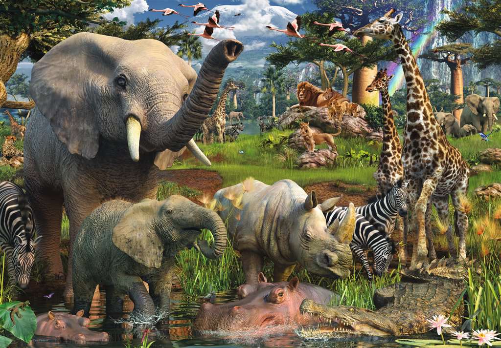 Puzzle: At The Waterhole - Image 2