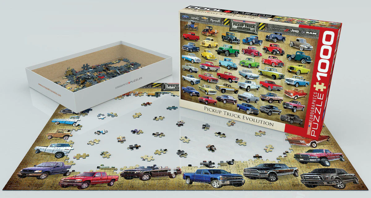 Puzzle: Automotive Evolution Charts - Pickup Truck Evolution - Image 2