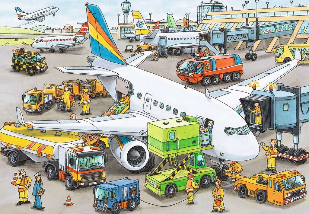 Puzzle: Busy Airport - Image 2